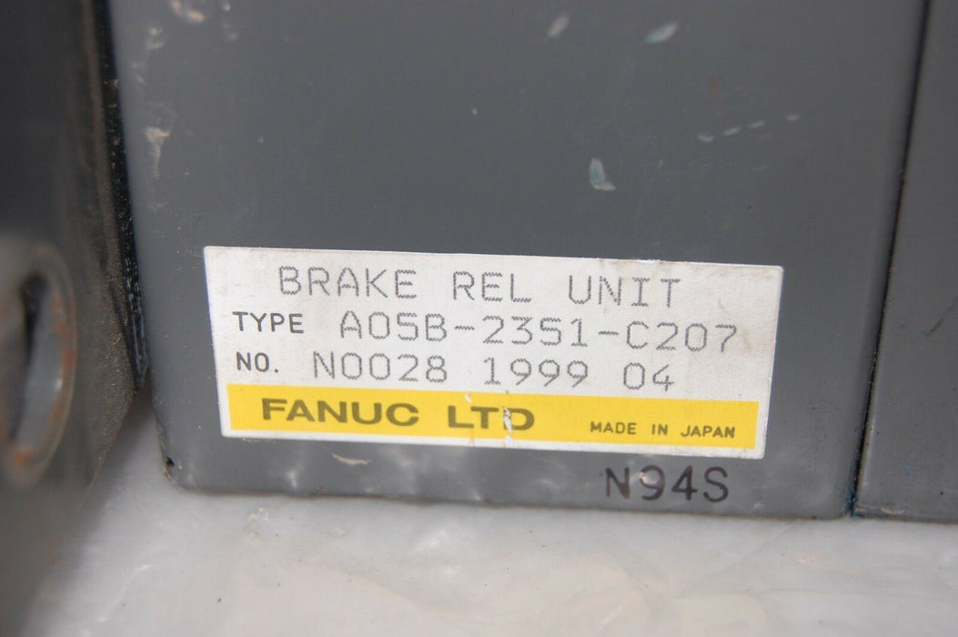 Fanuc A058-2351-C207 Brake Release Unit W/cable