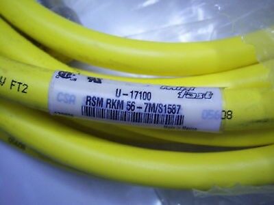 Turck Cordset RSM RKM 56-7M/S1587 600V M/F 7M