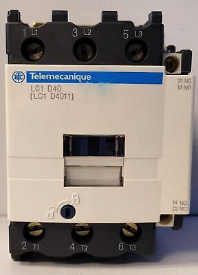 Telemecanique LC1D40B7 24 V AC 40 A 3 P Contactor