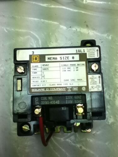 Square D 8502-SBO5-V02 Contactor