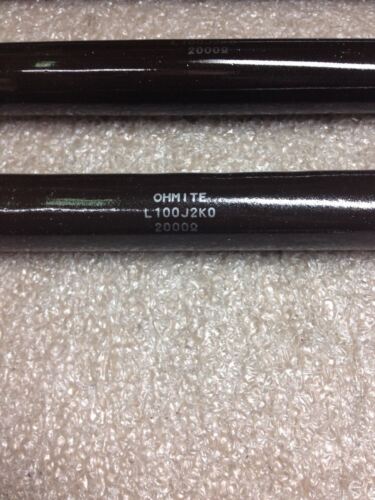 6 OHMITE L100J2K0 RESISTORS