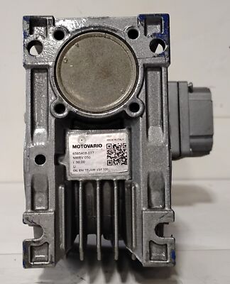 Motovario TS71B4 230/400 V AC Electric Motor w/ NMRV 050 30:1 Gear Reducer