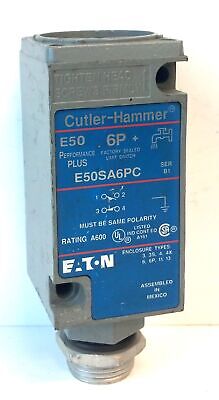 Eaton Cutler-Hammer E50SA6PC Heavy Duty Limit Switch