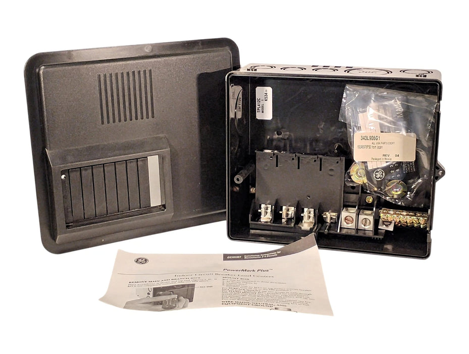 GE TPL412C 120/240 V AC 125 A Load Center w/ 4-1 in THQL Spaces