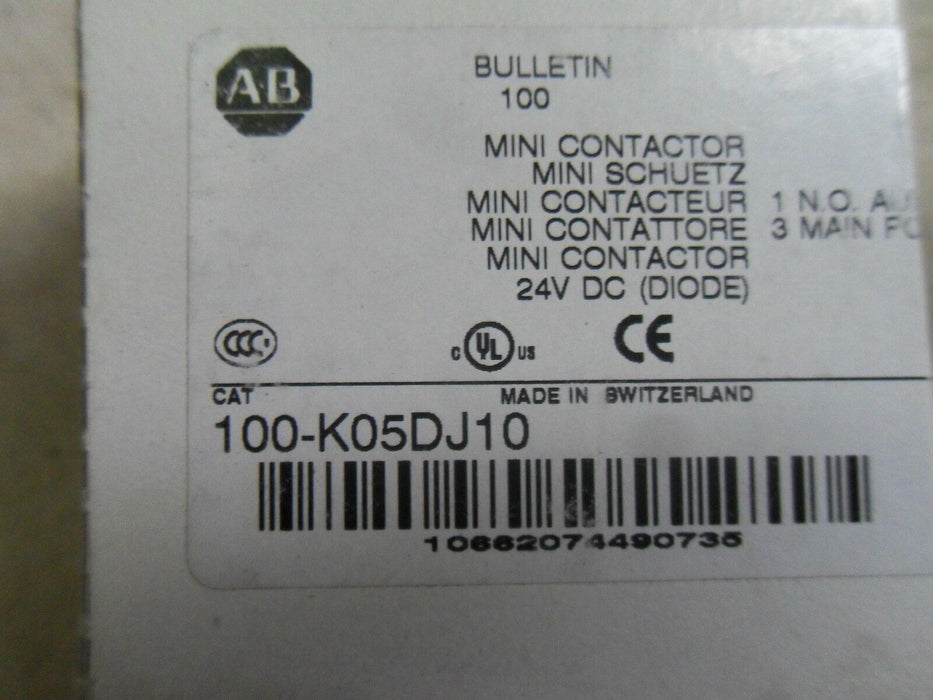 Allen-Bradley 100-K05DJ10 Mini Contactor