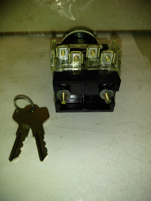 Allen-Bradley 800H-JK42 SELECTOR SWITCH 600V AC MAX 10A