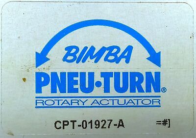 Bimba CPT-01927-A PNEU-TURN Rotary Actuator w/ Sensors