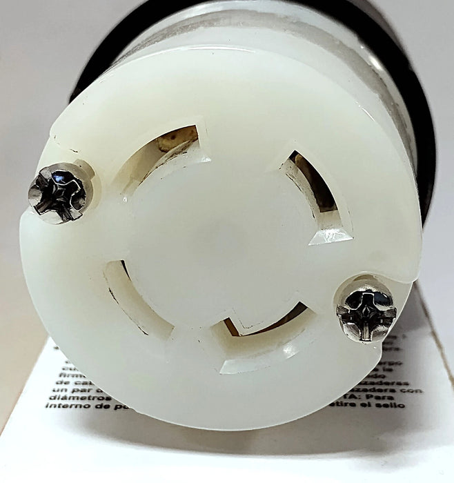 Legrand L1630-C 480 V AC 30 A L16-30R 2 Pole Locking Electrical Plug Receptacle