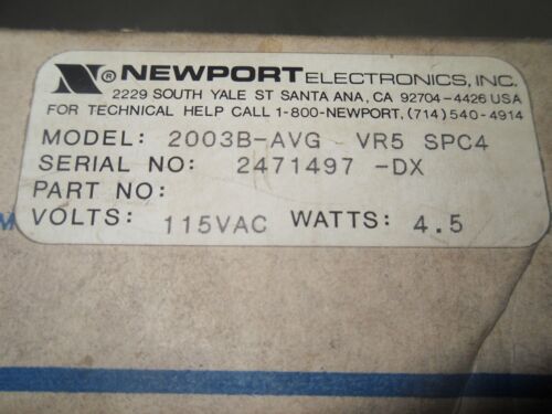 1 NEWPORT 2003B-AVG VRS SPC4 DISPLAY