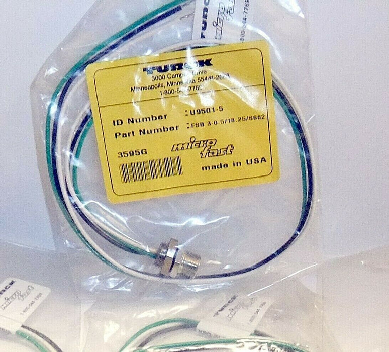 4 Turck Mini Fast Cordsets U9501-5