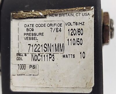 Parker 71221SN1MM00N0C111P3 Industrial Solenoid Valve
