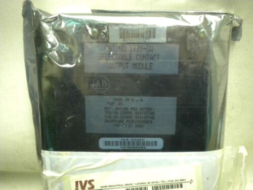 Allen-Bradley Output Module Selectable Contact 1771-OW PLC5