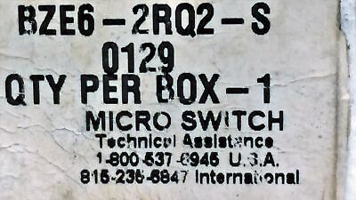 Honeywell BZE6-2RQ2-S Limit Switch with Adjustable Roller Lever