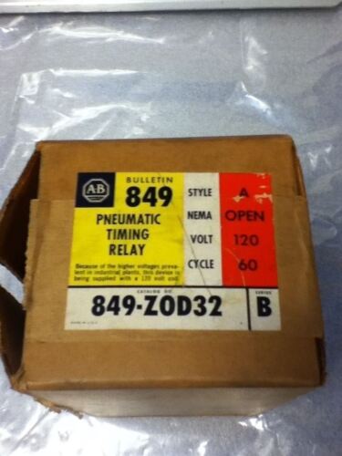 Allen-Bradley 849-ZOD32 SERIES B TIME DELAY RELAY