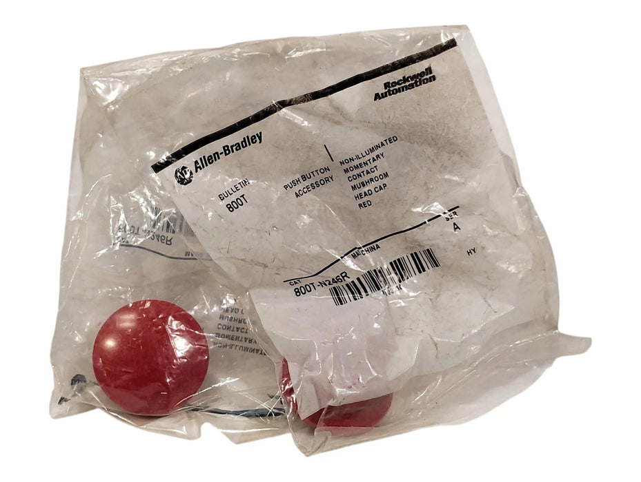 Allen-Bradley 800T-N246R Red Mushroom Head Cap