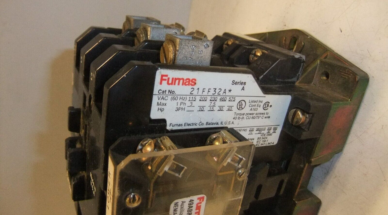 Furnas 21FF32AF Non Reversing Contactor 110/120V