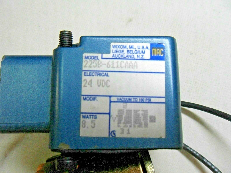MAC ValvesS 225B-611CAAA Valve