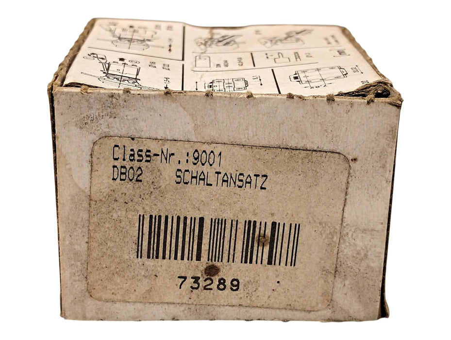 Square D 9001-DB02 220/380/500V AC 8/6/4 A Contact Block