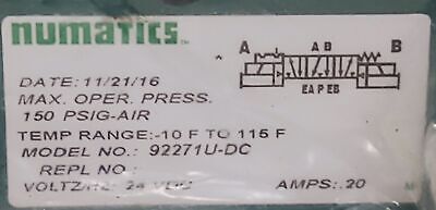 Numatics 92271U-DC Solenoid Valve