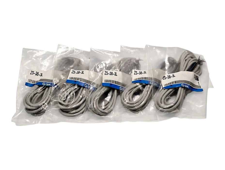 SMC ZS-38-3L PLC Cable for use with ZSE30A/ISE30A Digital Pressure Gauge