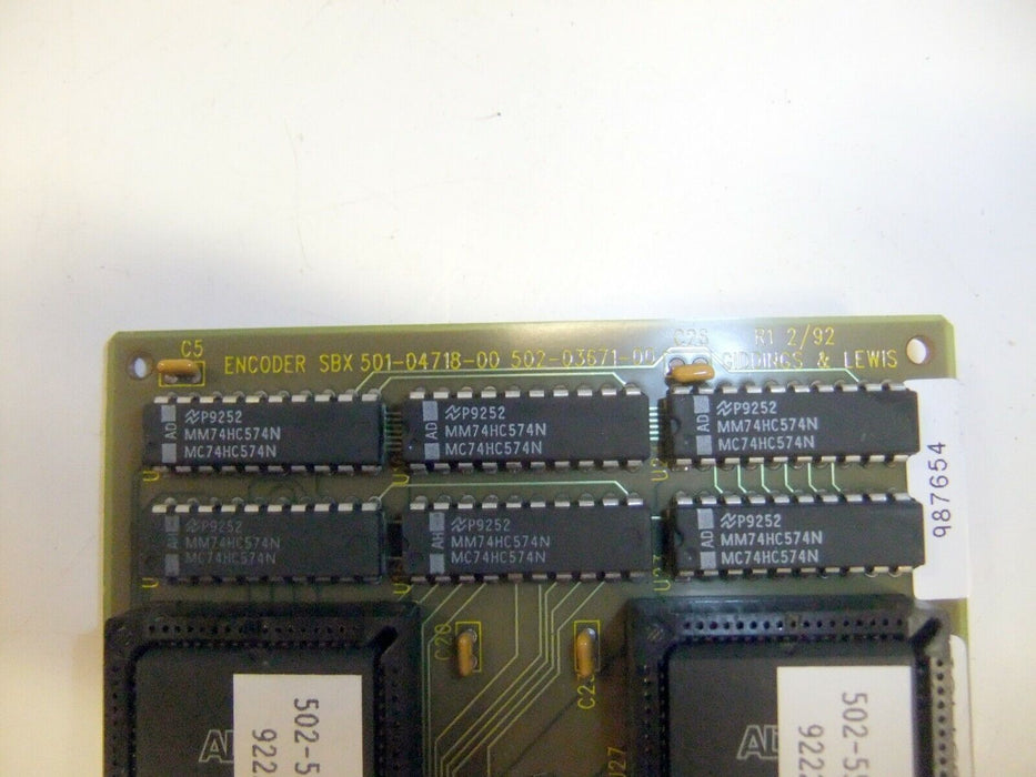 Gidding & Lewis Encoder SBX Card 502-03671-00