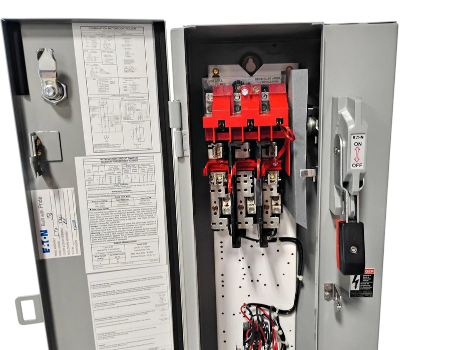 Eaton ECN1601AKB NEMA Size 0 FVNR Freedom Combination Starter w/Fused Disconnect