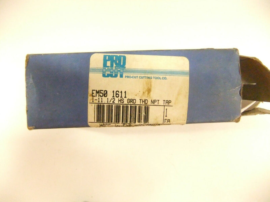 Pro Cut 1-11 1/2 HS GRD THD NPT TAP EM50 1611