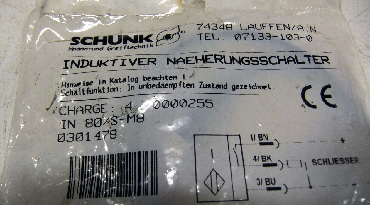 Schunk Inductive Proximity Switch 0301478