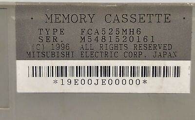 Mitsubishi QX815 Memory Cassette for Type FCA525MH6