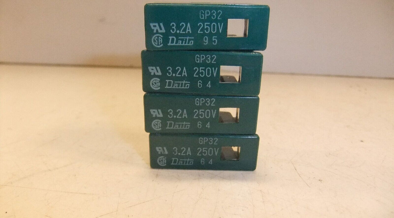 4 Daito Alarm Fuses for Fanuc GP32 3.2A