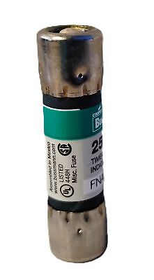 Bussmann FNA-6/10 250 V AC 0.6 A Time-Delay Pin-Indicating Fuses - Box of 10