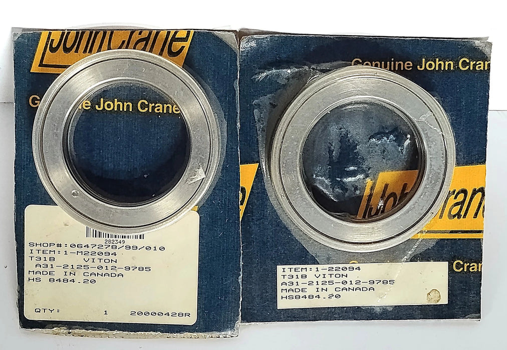 John Crane A31-2125-012-9785 T31B HS8484.20 VITON Mechanical Seal