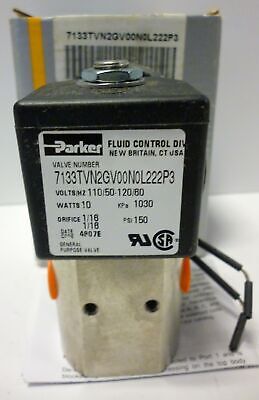 Parker 7133TVN2GV00N0L222P3 Solenoid Valve