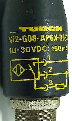 Turck NI2-G08-AP6X-B633D NI2-G08-AP6X-B6330 10-30 VDC Inductive Proximity Sensor