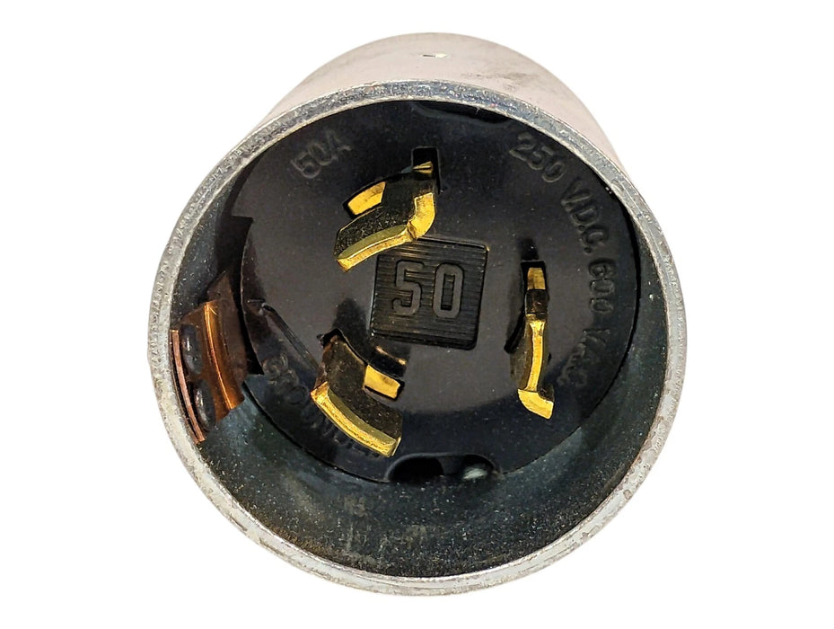 Pass Seymour 3765 600VAC/250VDC 50 A 3 Pole 4 Wire Grounded Locking Plug