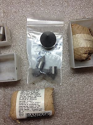 LOT OF CARBIDE TIPS VALENITE AND SANDVIK