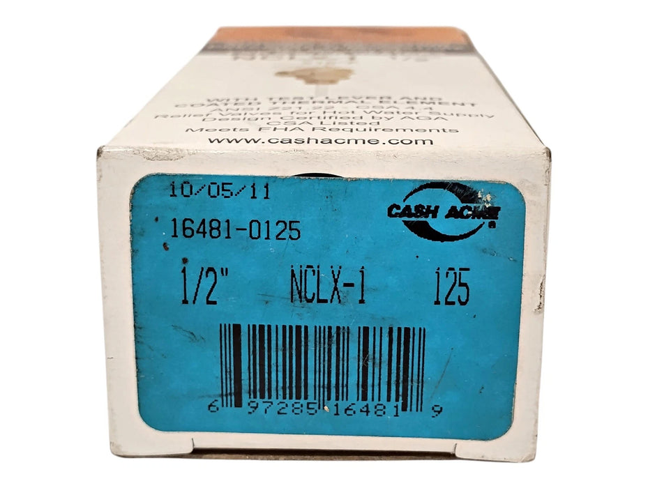CASH ACME 16481-0125 NCLX-1 1/2 in Pressure-Temperature Relief Valve
