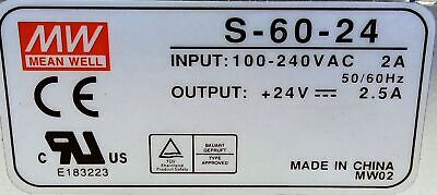 MEAN WELL S-60-24 Power Supply