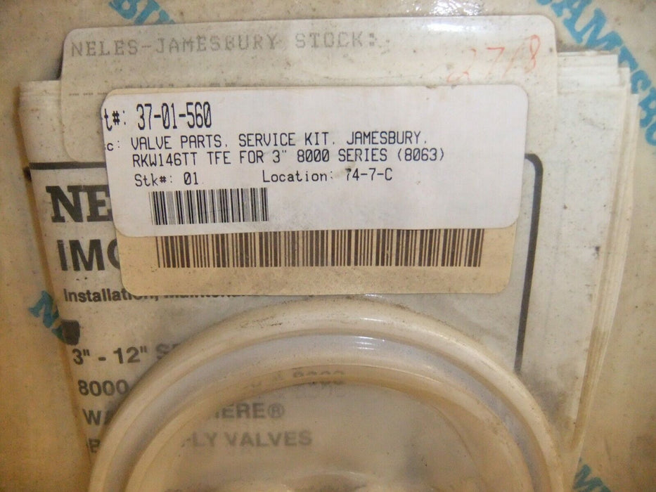 Jamesbury Valve Rebuild Kit 3" 37-01-560