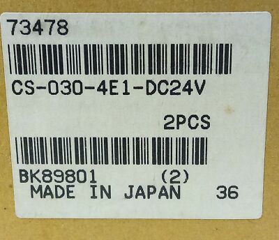 Koganei CS-030-4E1-DC24V 24 V DC 0.15-0.7 mPa Solenoid Valve
