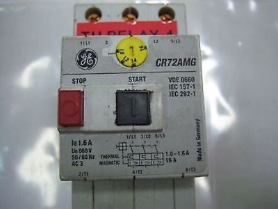 2 GE Manual Starter CR72AMG 1-1.6 A 660V