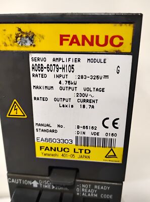 Fanuc A06B-6079-H105 Servo Amplifier Module