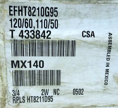 ASCO EFHT8210G95 110/120 V AC 0-150 psi 3/4" NPT High Temperature Solenoid Valve