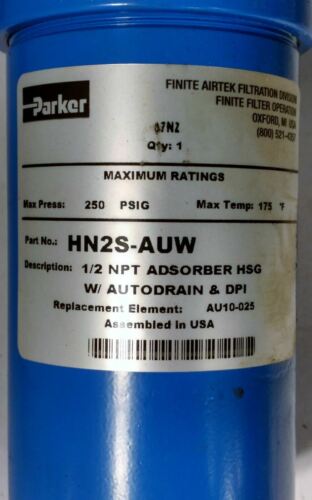 Parker HN25-AUW Air Filter with Auto-drain