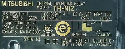 Mitsubishi TH-N12 5.2-8 A Thermal Overload Protection Relay