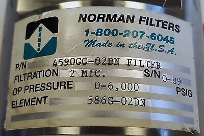 Norman 4590GG-02DN High Pressure (6K psi