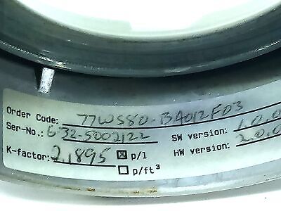 Endress+Hauser 77WS80-BA012F03 PROWIRL 77 10-30 V DC 1 W NEMA 4X Flow Meter