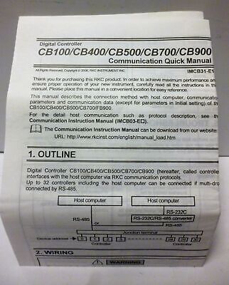 RKC Instruments CB100-FJA6-V*NN-51/A/Y Temperature Controller