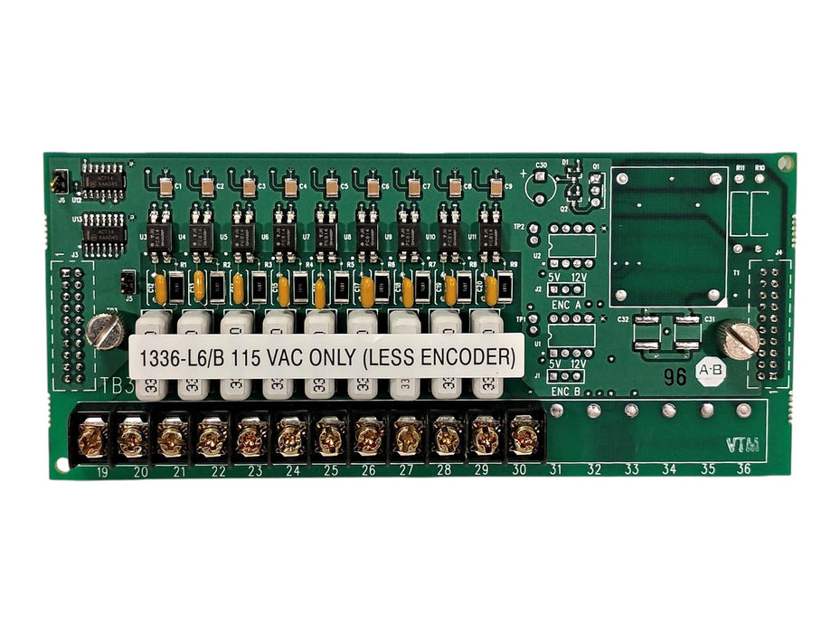 Allen-Bradley 1336-L6 Ser B 115 V AC Control Board without Encoder for 1336 VFD