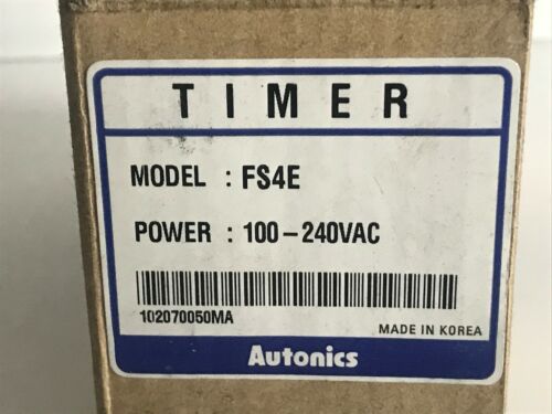 Autonics FS4E Timer